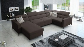 Γωνιακός καναπές Baltico V Mini-Αριστερή-Kafe - 334.00Χ198.00Χ100.00cm