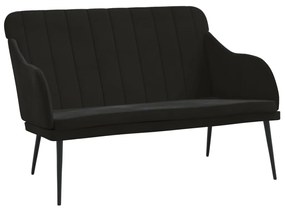 vidaXL Πάγκος Μαύρος 110x76x80 εκ. Βελούδινος
