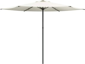 vidaXL Ομπρέλα Κήπου 300 x 300 cm Πολυεστέρας Ορθογώνιος Κρεμ