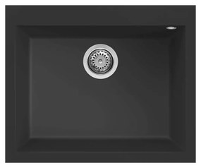 Νεροχύτης κουζίνας QUADRA 110 Nero 40 ELLECI 61x50cm - LGQ11040