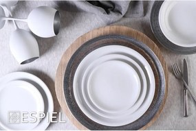 Ποτήρι Κρασιού Κολωνάτο 550ml Espiel Maya White Silver RAB321K6