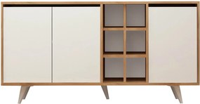 Κονσόλα Δρυς / Λευκό PICUN 140x40x86