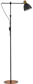 Φωτιστικό Δαπέδου Adept 77-8351 48x25x165cm 1xE27 60W Black-Gold Homelighting Metal