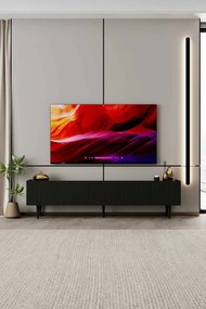 Έπιπλο Τηλεόρασης Μαύρο CLOSOO 200x29x20