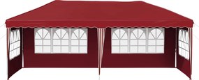 vidaXL Αυτοσχέδιο Μόρφωση 574 x 289 x 245 cm Μπορντό