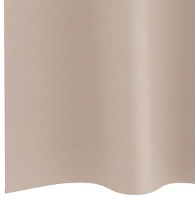 vidaXL Κουρτίνες με κουρτίνες 2 pcs Taupe 245 x 140 εκ. Πολυεστέρας