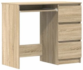 vidaXL Γραφείο Χρώμα Sonoma Δρυς 90 x 45 x 76 εκ. από Επεξ. Ξύλο