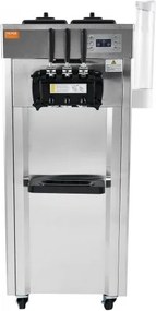 VEVOR Commercial Soft Serve Ice Cream Machine Maker 21-31 L/H Yield 3-Flavor