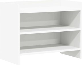 vidaXL Ντουλάπι TV 60 x 33 x 47 εκ. Λευκό Επεξεργασμένο Ξύλο