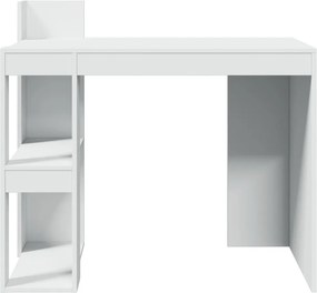 vidaXL Γραφείο Λευκό 103,5x56,5x94 εκ. από Επεξεργασμένο Ξύλο