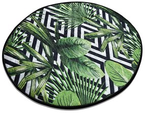 Χαλί Tropic 882CHL1722 Green Conceptum Hypnose 100X100cm Round