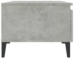 Τραπέζια Βοηθητικά 2 τεμ. Γκρι Σκυροδ. 50x46x35 εκ. Επεξ. Ξύλο - Γκρι