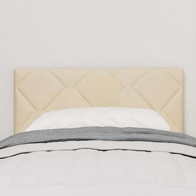 vidaXL Υφασμάτινο Κεφαλάρι Geometric με κεφαλάρι Κρεμ 80 cm ύφασμα