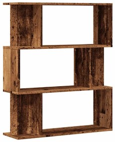 ντουλάπι βιβλίων vidaXL Παλιό ξύλο 80x24x96 cm Κατασκευασμένο ξύλο