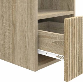 vidaXL Ντουλάπι Μπάνιου Sonoma Δρυς 30 x 41 x 50 εκ.