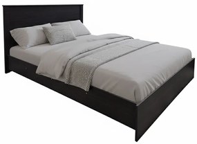 Κρεβάτι Athos pakoworld σε wenge απόχρωση 140x200εκ