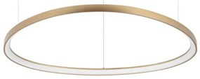 Κρεμαστό Φωτιστικό Οροφής LED 78W Ορείχαλκος 2700Κ Gemini 341637 Ideal Lux 341637