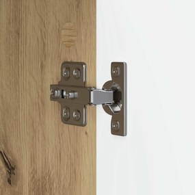 vidaXL Πλαϊνό γραφείο Artisan Δρυς 89 x 34,5 x 82 εκ.