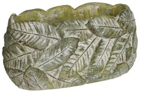 Τσιμεντένιο Κασπώ Αντικέ Leaves 25x13x12εκ