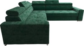 Γωνιακός Καναπές April Plus-Prasino-Αριστερή