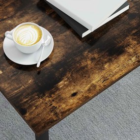 VidaXL Τραπεζάκι σαλονιού Καπνιστό Δρύς 100 x 100 x 45 cm