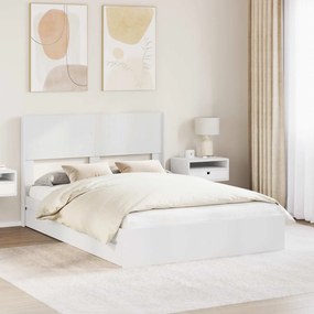 vidaXL Καλάθι με αποθήκη και κεφαλάρι Λευκό 160 x 200 cm