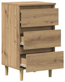 vidaXL Κομοδίνο 40 x 35 x 69 εκ. από Επεξεργασμένο Ξύλο
