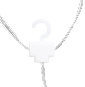 vidaXL Λαμπάκια σε Σχήμα Αστέρι &amp; Φεγγάρι Πολύχρωμα Χειριστ. 138 LED