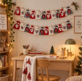 ΜΑΓΙΚΆ ΗΜΕΡΟΛΌΓΙΑ CHRISTMAS CALENDER TEXTILE 220 CM