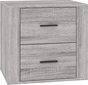 vidaXL Κομοδίνο Γκρι Sonoma 50x39x47 εκ.