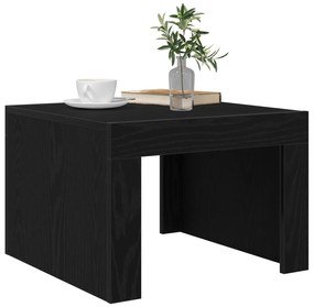 vidaXL Τραπεζάκι σαλονιού Μαύρη δρυς 50 x 50 x 35 cm