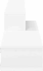 vidaXL ΡάφιΤηλεόρασηςΤοίχου 150x25x28,5εκ Επεξεργασμένο ξύλο