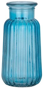 Βάζο Layla 35602 Φ11x22cm Blue GloboStar Glass