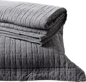 Κουβερλί Υπέρδιπλο (Σετ 220x240) Silk Fashion Stonewashed Grey