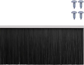 vidaXL Σφραγίδες πόρτας με βούρτσες που προσαρτώνται 2 pcs Λευκό