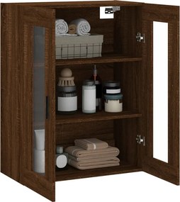 vidaXL Ντουλάπι Τοίχου Καφέ Δρυς 69,5 x 34 x 90 εκ.