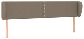 vidaXL Κεφαλάρι με Πτερύγια Taupe 163x23x78/88 εκ. Υφασμάτινο