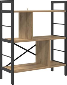 vidaXL Ράφι Βιβλίων 5 επιπέδων 75 x 30 x 91 εκ. Επεξεργασμένο ξύλο