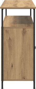 vidaXL Πλαϊνό γραφείο Artisan Oak 100 x 35 x 80 εκ. Επεξεργασμένο ξύλο