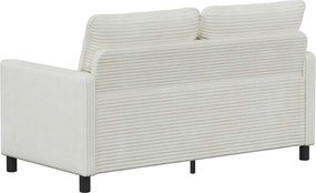 vidaXL Καναπές Κρεμ 156 x 81 x 87,5 εκ Πολυεστέρας
