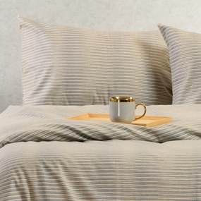 Ζεύγος Φανελένιες Μαξιλαροθήκες (53x72) Melinen Winter Line Trinity Grey