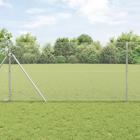 vidaXL Hexagon Fence 1.4x10 μ Γαλβανισμένος Χάλυβας
