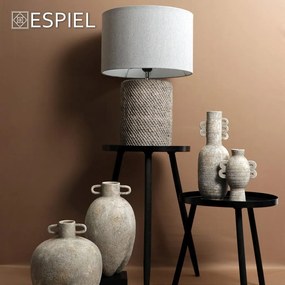 Βάζο γκρί κεραμικό 18,7Χ18,7Χ25,5cm