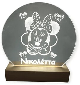 Φωτιστικό 3D Led Plexiglass για αναμνηστικό δωράκι