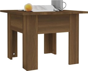 vidaXL Τραπεζάκι Σαλονιού Καφέ Δρυς 55x55x42 εκ. Επεξεργασμένο Ξύλο