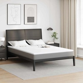 vidaXL Στρώματα Λευκό 140 x 190 cm 100% ύφασμα πολυεστέρα με τζακάρ