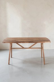 Stewehome Μασίφ Τραπέζι Καρυδιάς Slim 150x80x74.5 cm