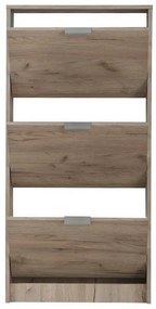 Παπουτσοθήκη Hugo 23 Γκρί Δρύς 67x28x119 εκ. 67x28x119 εκ.