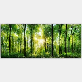 Πίνακας Καμβάς 451ERN1457 120x50cm Multi Wallity Οριζόντιοι Ξύλο, Καμβάς