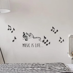 Music αυτοκόλλητα τοίχου βινυλίου S - 59160